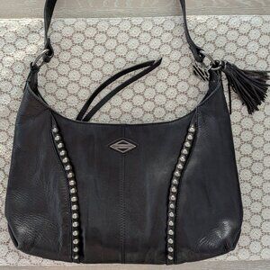 Harley Davidson Black Leather Purse